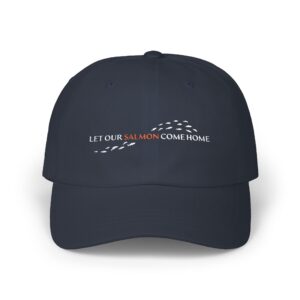 Let Our Salmon Come Home Organic Baseball Cap